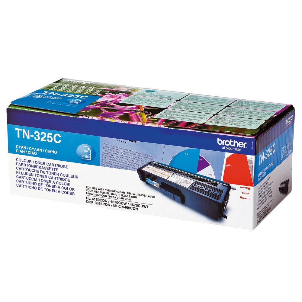Cartouches de toner - Brother tn-325c - cartouche de toner originale - cyan