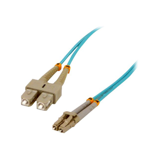 Mcl 10m sc/lc om3 cble infiniband et  fibres optiques lc/sc couleur aqua