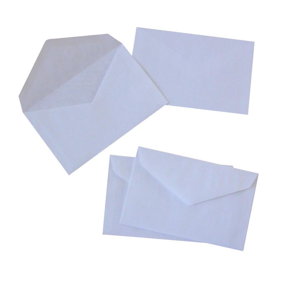 Enveloppe lections La Couronne - 90 x 140 mm - 70 g/m fermeture autocollante - blanc - paquet 1000 units