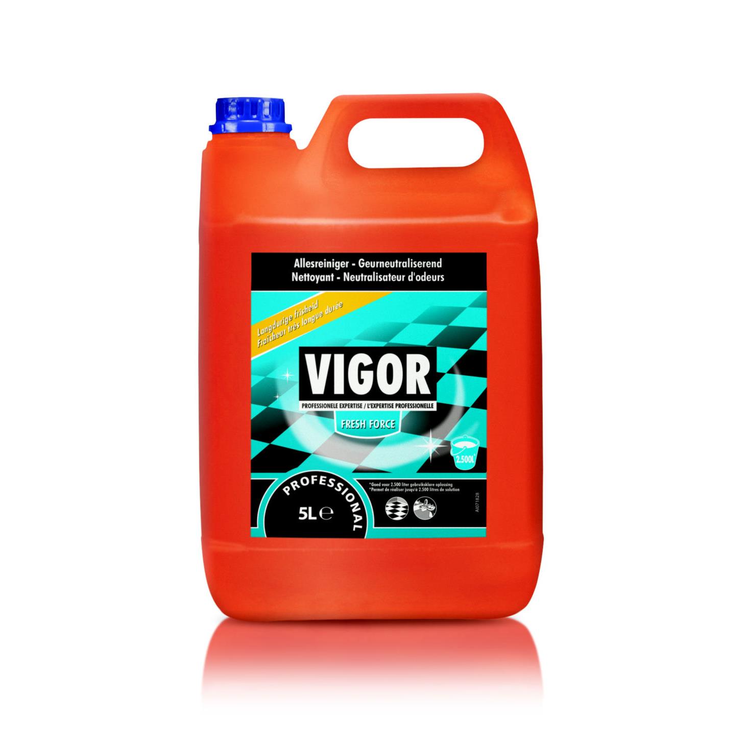 Nettoyant industriel anti-odeurs Vigor Fresh Force - bidon de 5L