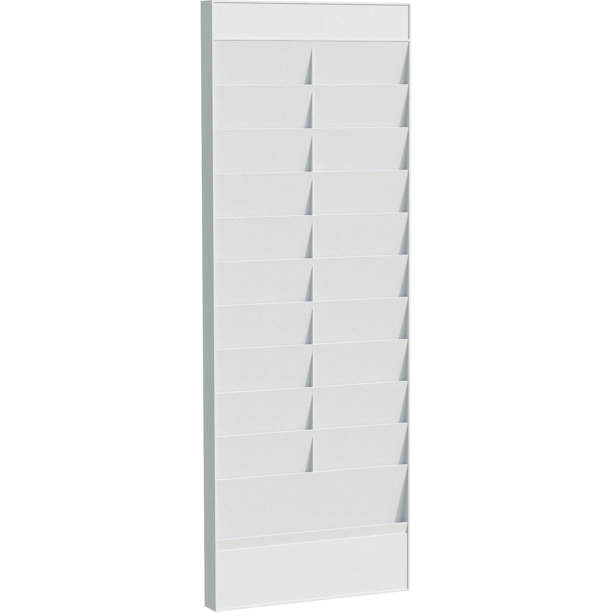 Tableau planning Paperflow - pour documents A4 - lment suivant 20 cases - gris