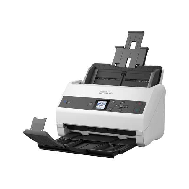 Epson WorkForce DS-970 - Scanner de documents - Capteur d'images de contact (CIS) - Recto-verso - A4 - 600 dpi x 600 dpi - jusqu' 85 ppm (mono) / jusqu' 85 ppm (couleur) - Chargeur automatique de documents (100 feuilles) - jusqu' 9000 pages par jour - USB 3.0