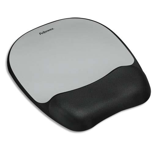 Fellowes tapis de souris - repose-poignets ergo mouss'