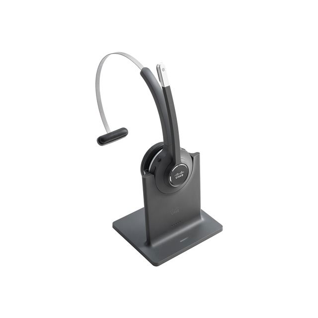 Cisco 561 Wireless Single - Micro-casque - sur-oreille - convertible - DECT - sans fil - avec Standard Base Station - pour IP Phone 68XX, 78XX, 88XX; Unified IP Phone 79XX