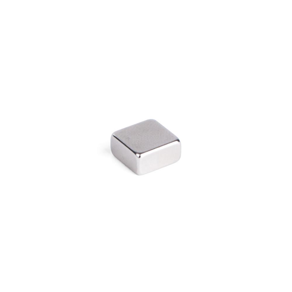 Aimants super Pavo puissant - Carr� 10 x 10 mm - Gris - Lot de 6