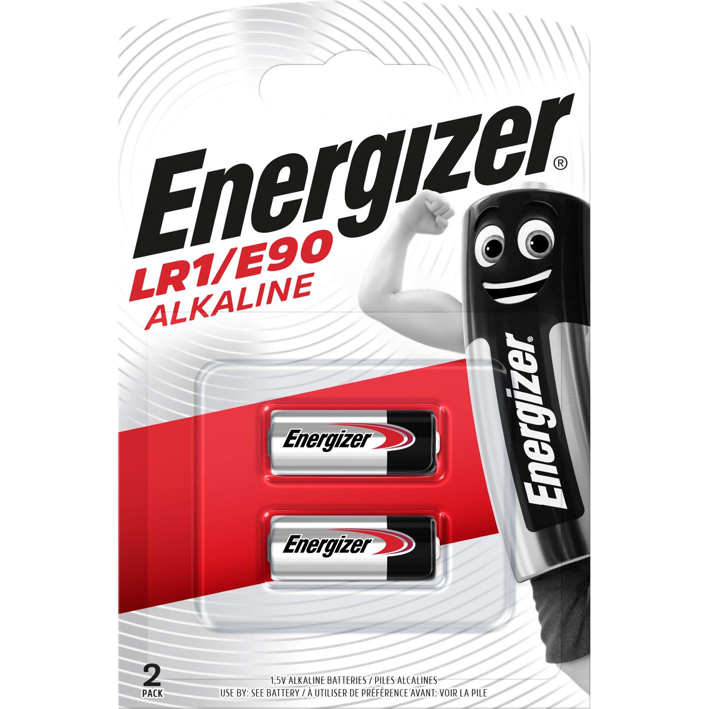 Pile alcaline LR1 / E90 Energizer - lot de 2