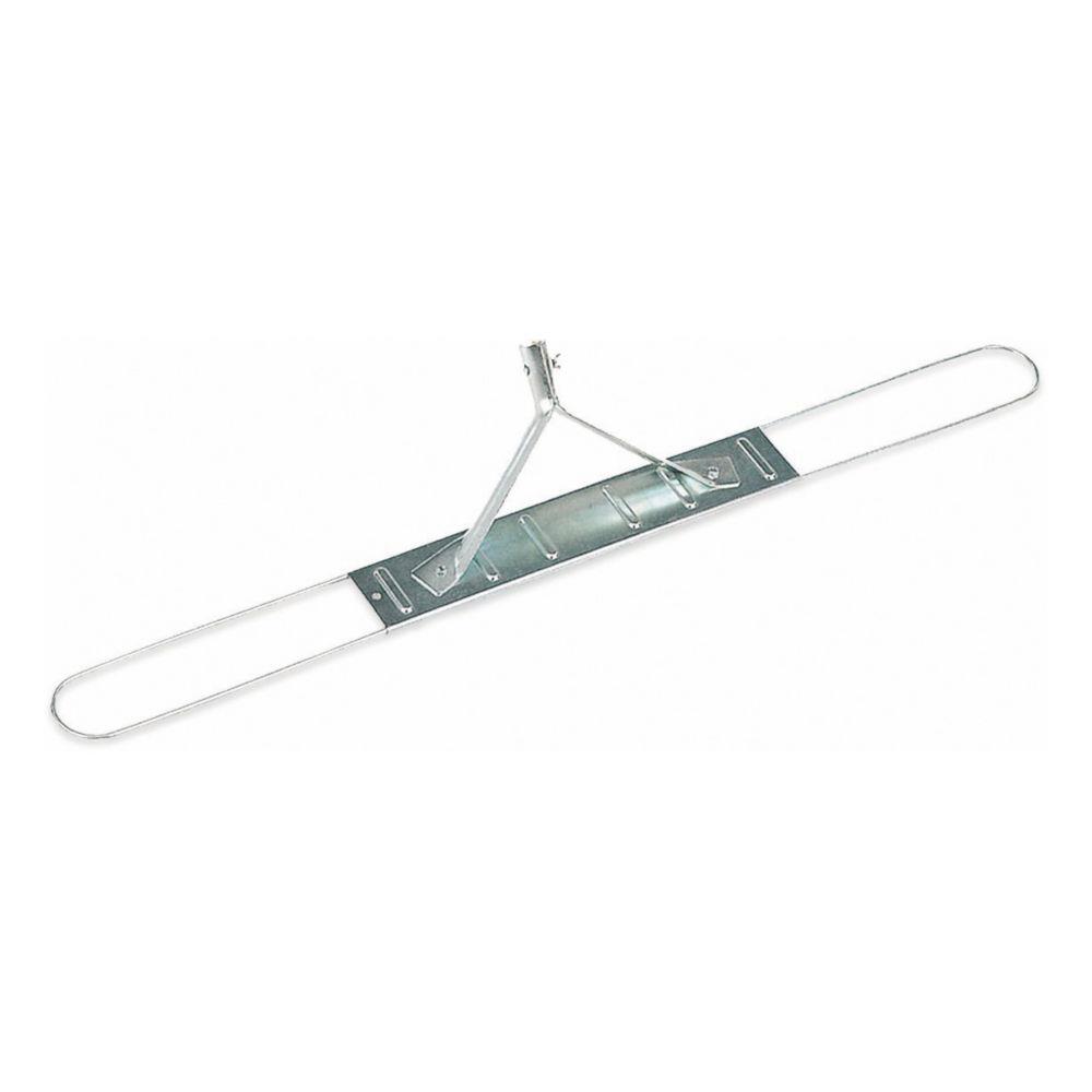 Monture de balai pliable avec frange coton - 120 cm - Gris
