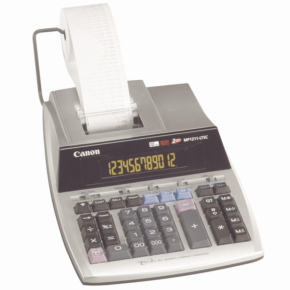 Calculatrice imprimante Canon MP1211LTSC - 12 chiffres