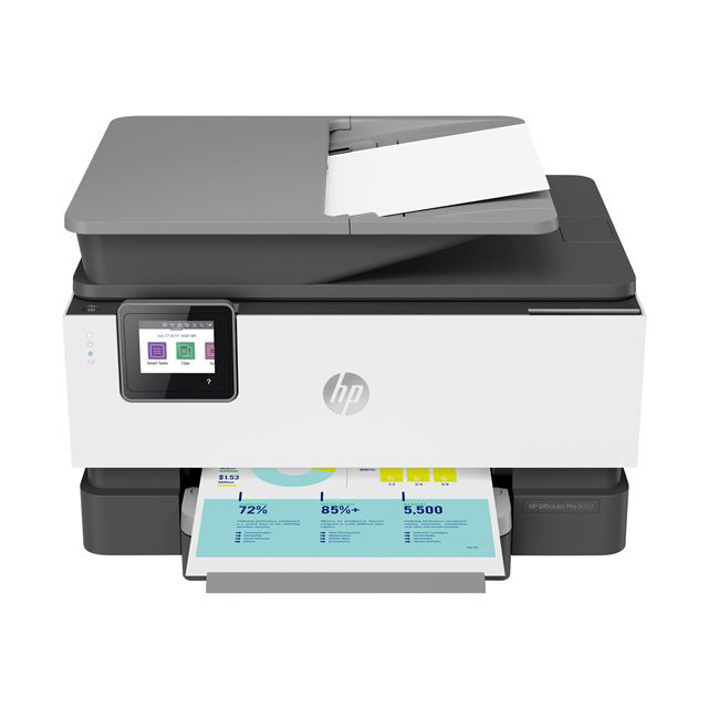 HP Officejet Pro 9010 All-in-One - Imprimante multifonctions - couleur - jet d'encre - Legal (216 x 356 mm) (original) - A4/Legal (support) - jusqu' 21 ppm (copie) - jusqu' 22 ppm (impression) - 250 feuilles - USB 2.0, LAN, Wi-Fi(n), hte USB - Compatibilit HPInstantInk