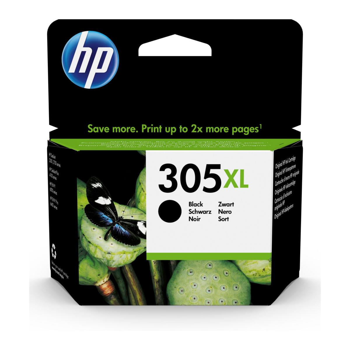 Cartouches pour imprimantes - Hp 305xl cartouche d'encre authentique grande capacit noir