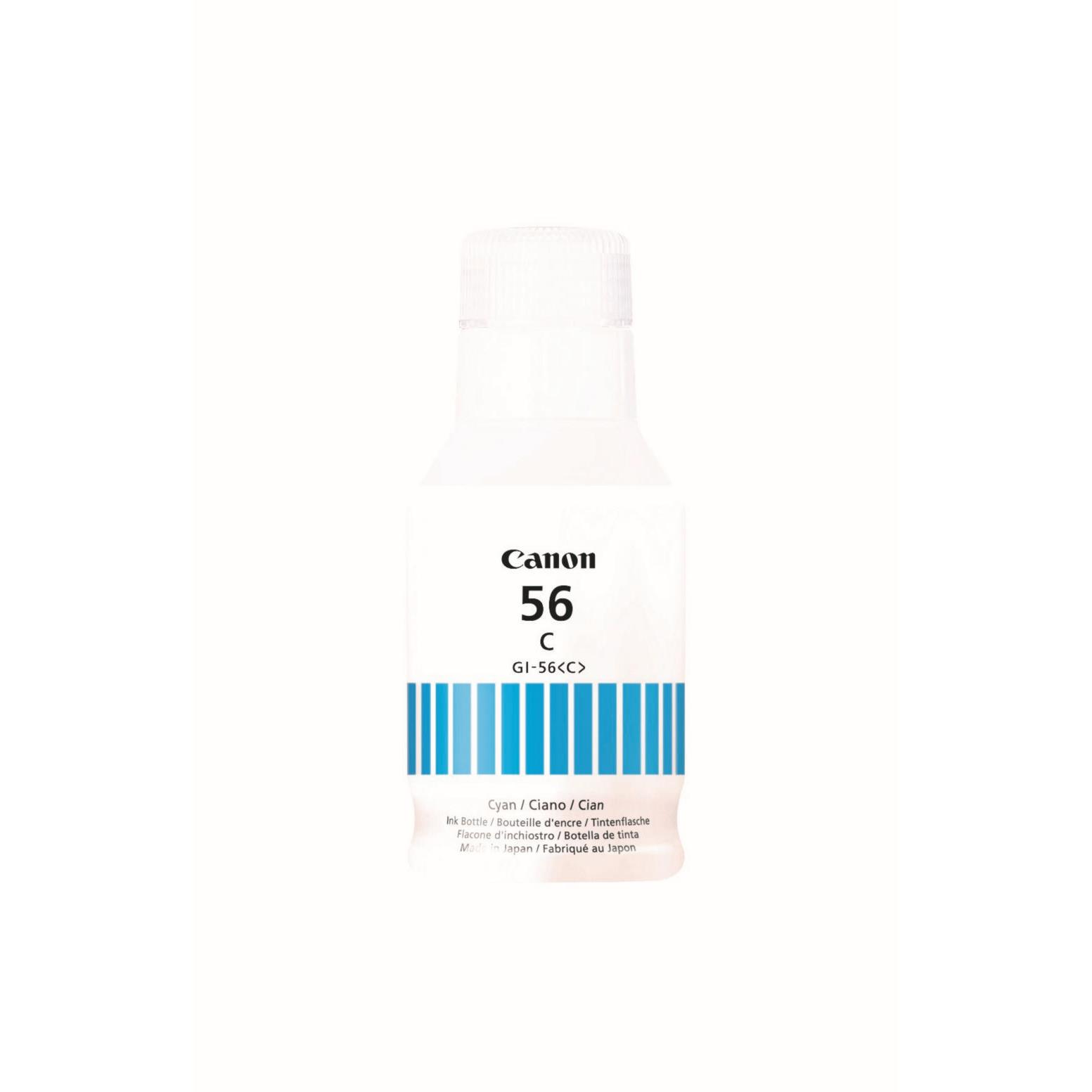 Recharges d'encre pour imprimante - Canon bouteille d'encre cyan gi-56c