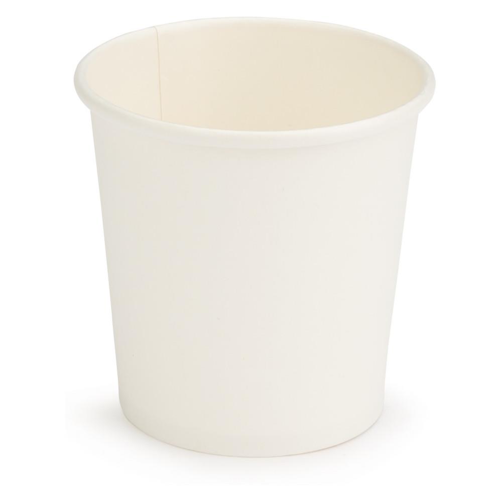 Gobelets carton jetables - 10cl - blanc - paquet 100 units