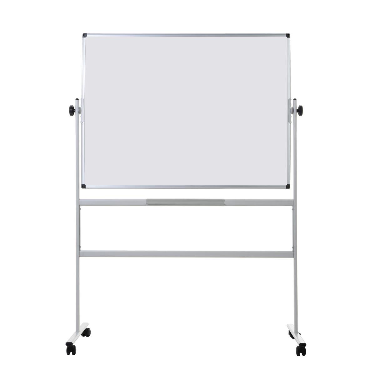 Tableau blanc Bi-Office Revolver - maill double face magntique - 1 500 x 1 200 mm