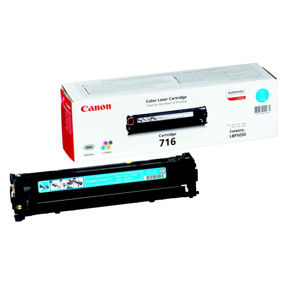 Cartouches de toner - Canon 716 cyan cartouche de toner 1 pice(s) original