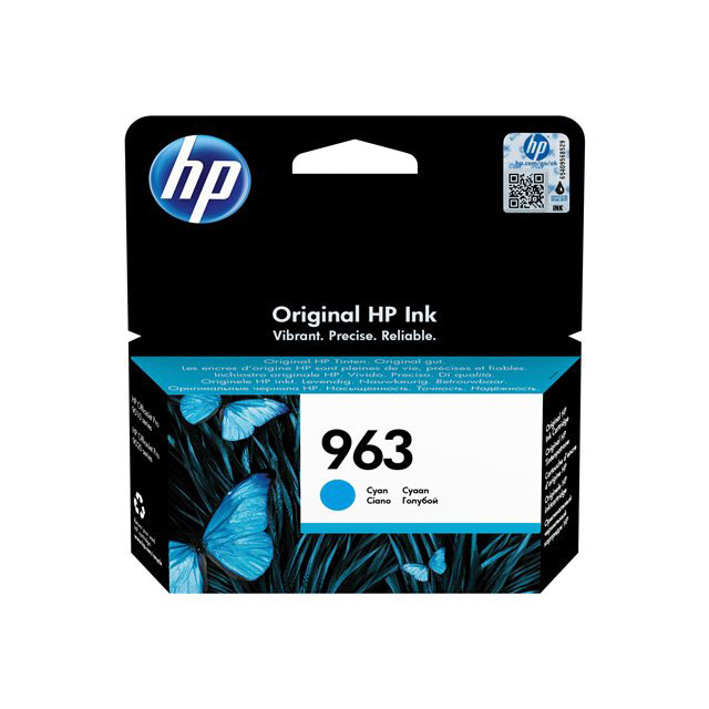 Cartouches pour imprimantes - Hp 963 cartouche d'encre cyan authentique