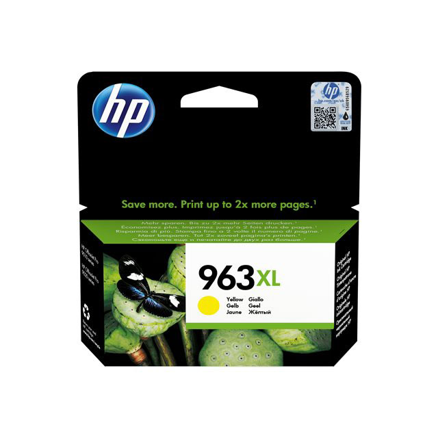 Cartouches pour imprimantes - Hp 963xl cartouche d'encre jaune authentique, grande capacit