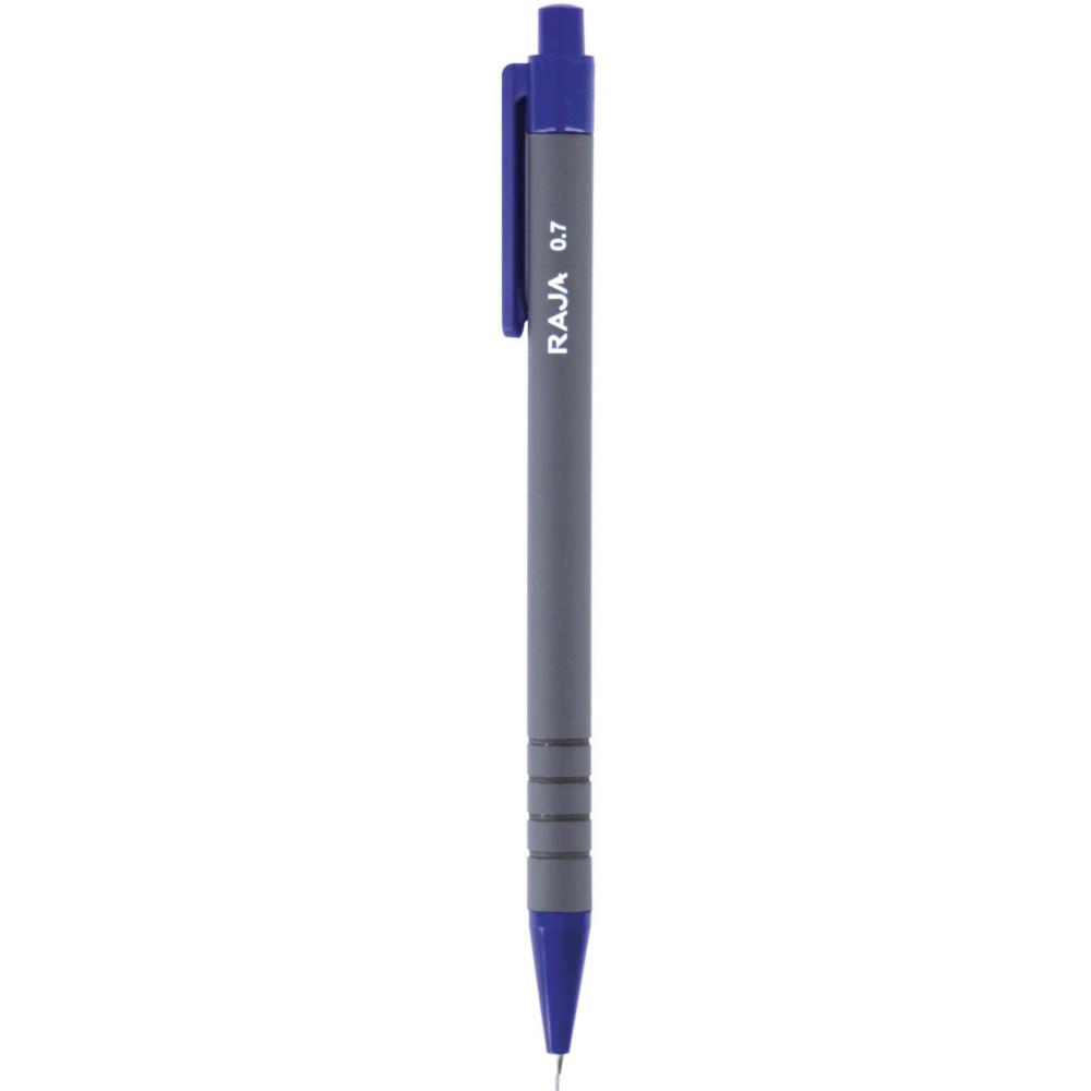 Porte-mine - mine HB de 0,7 mm - corps bleu/gris avec zone de prhension