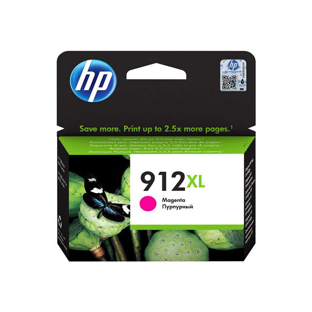 Cartouches pour imprimantes - Hp 912xl cartouche d'encre magenta authentique, grande capacit