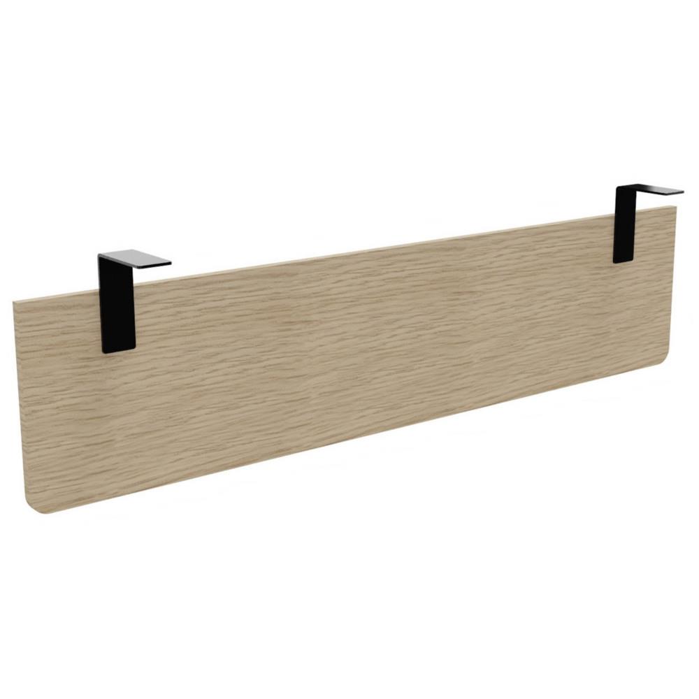 Voile de fond Triomphe , E-Link m�lamin� L 160 cm Ch�ne ,Pinces Noires