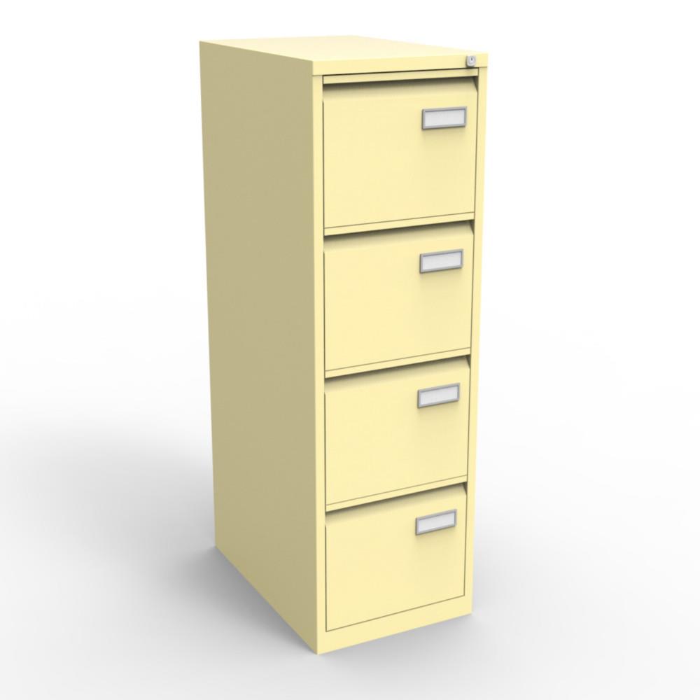 Classeur Mobi - 4 tiroirs en m�tal - beige