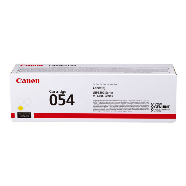 Cartouches de toner - Canon cartouche de toner 054, jaune