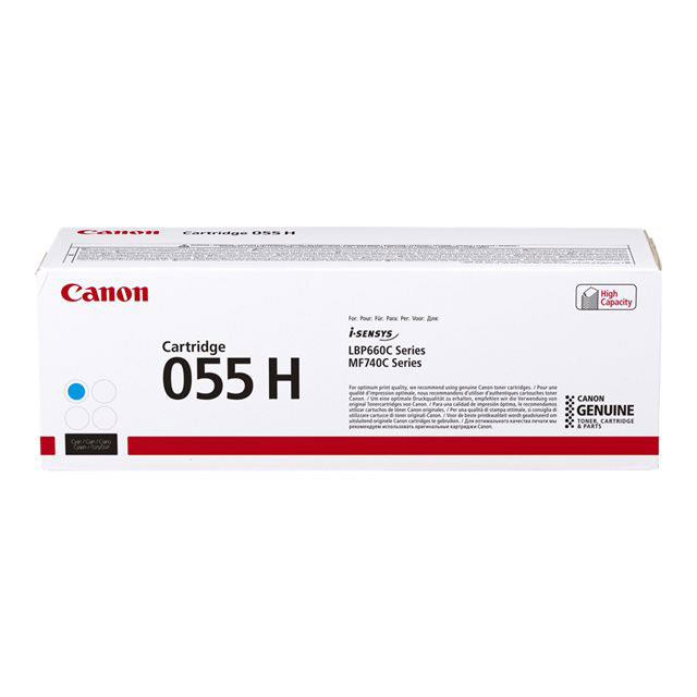 Cartouches de toner - Canon 055h cartouche de toner 1 pice(s) original cyan