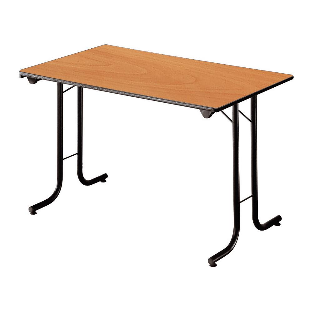 Table pliante Modulaire rectangle L 120 x P 70 cm - Poirier