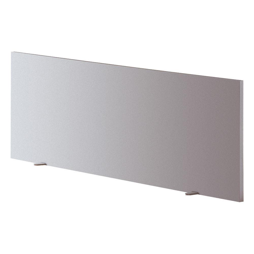 Panneau cran pour bureau - L. 120 cm - finition aluminium