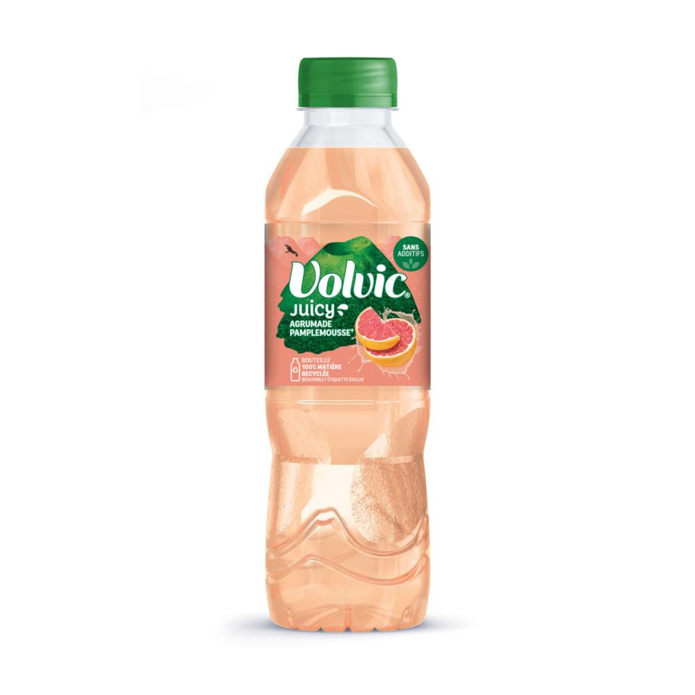 Eau plate aromatise agrumes Juicy - bouteille PET 50 cl - paquet 12 x 50 centilitres