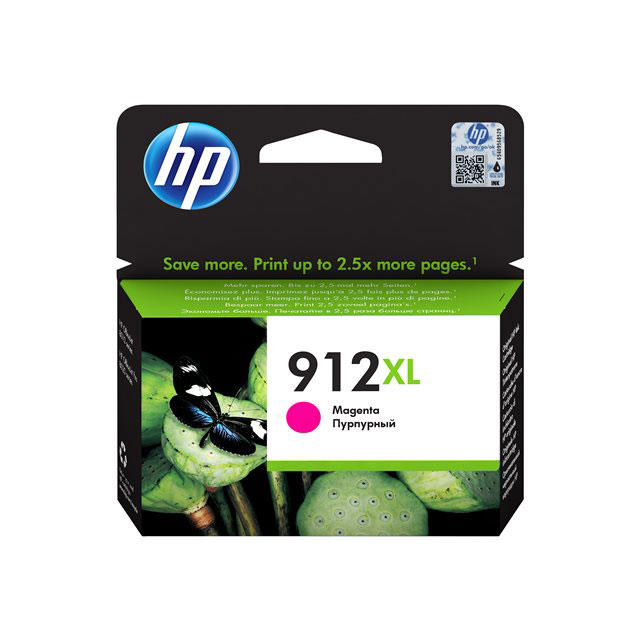Cartouches pour imprimantes - Hp 912xl cartouche d'encre magenta authentique, grande capacit