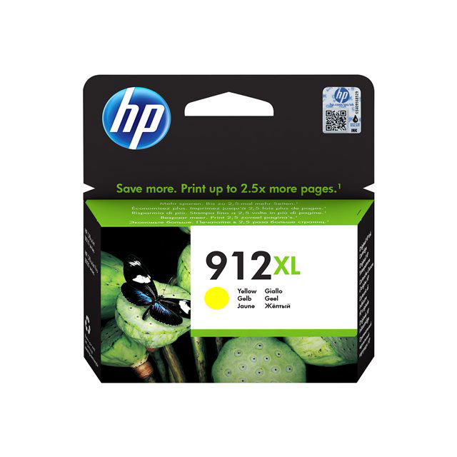 Cartouches pour imprimantes - Hp 912xl cartouche d'encre jaune authentique, grande capacit�