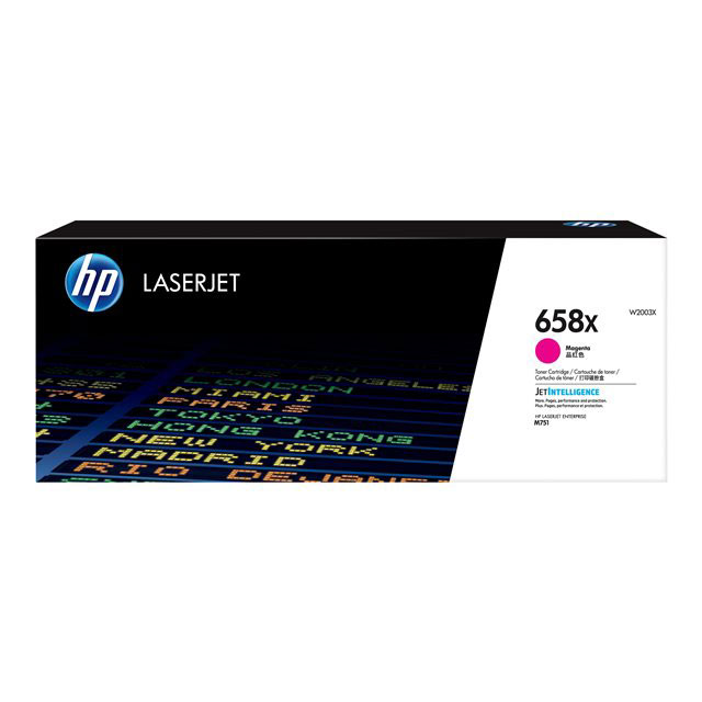 Cartouches de toner - Hp toner magenta laserjet 658x authentique grande capacit