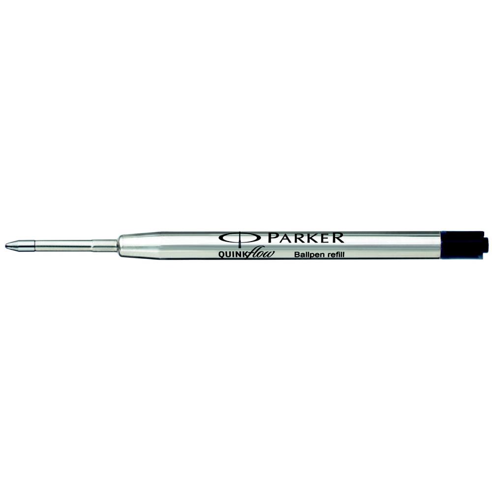 Recharge bille Parker Quinkflow - pointe fine - encre gel - encre noire