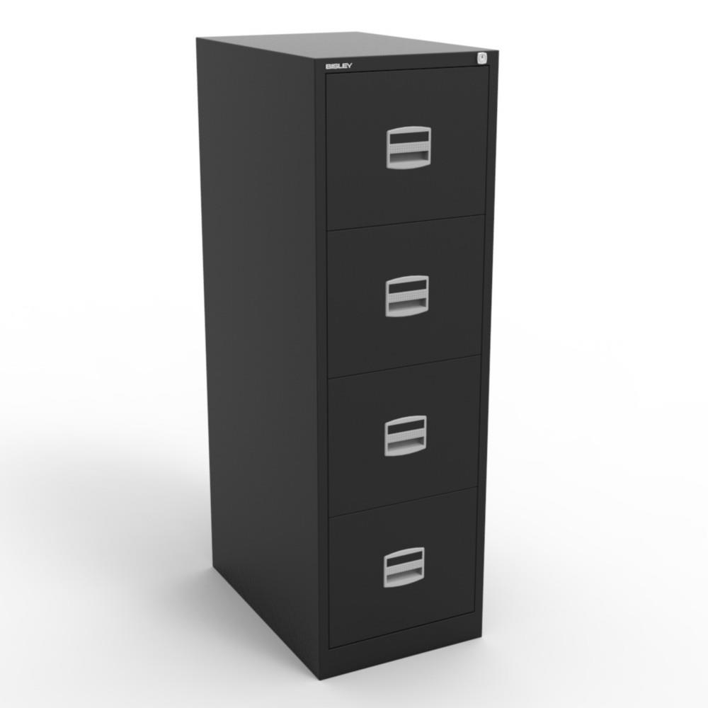 Classeur D�clic - 4 tiroirs - m�tal - noir