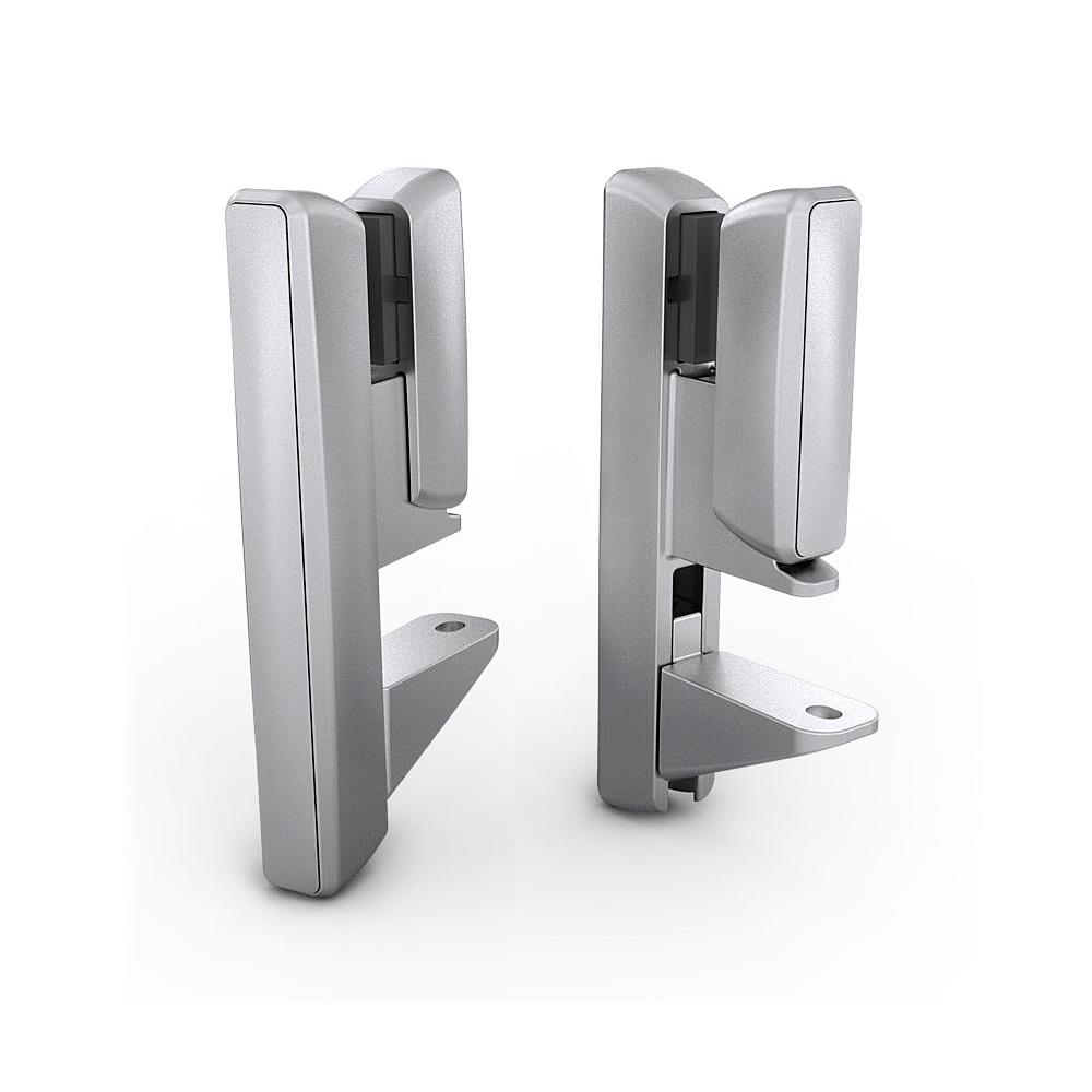 Pinces de fixation pour panneau-cran acoustique Softwall - pour bureau individuel - blanc