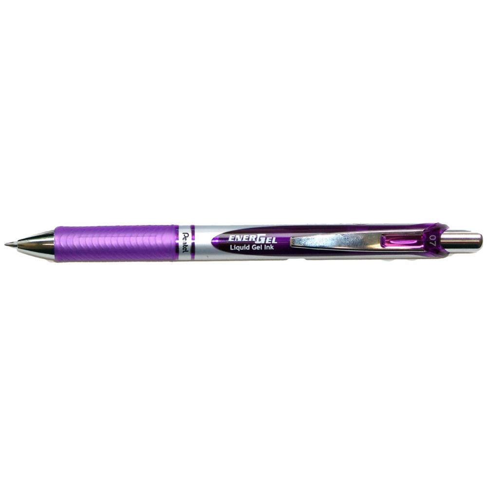Roller Energel Pentel BL77-V - rtractable - pointe moyenne - violet