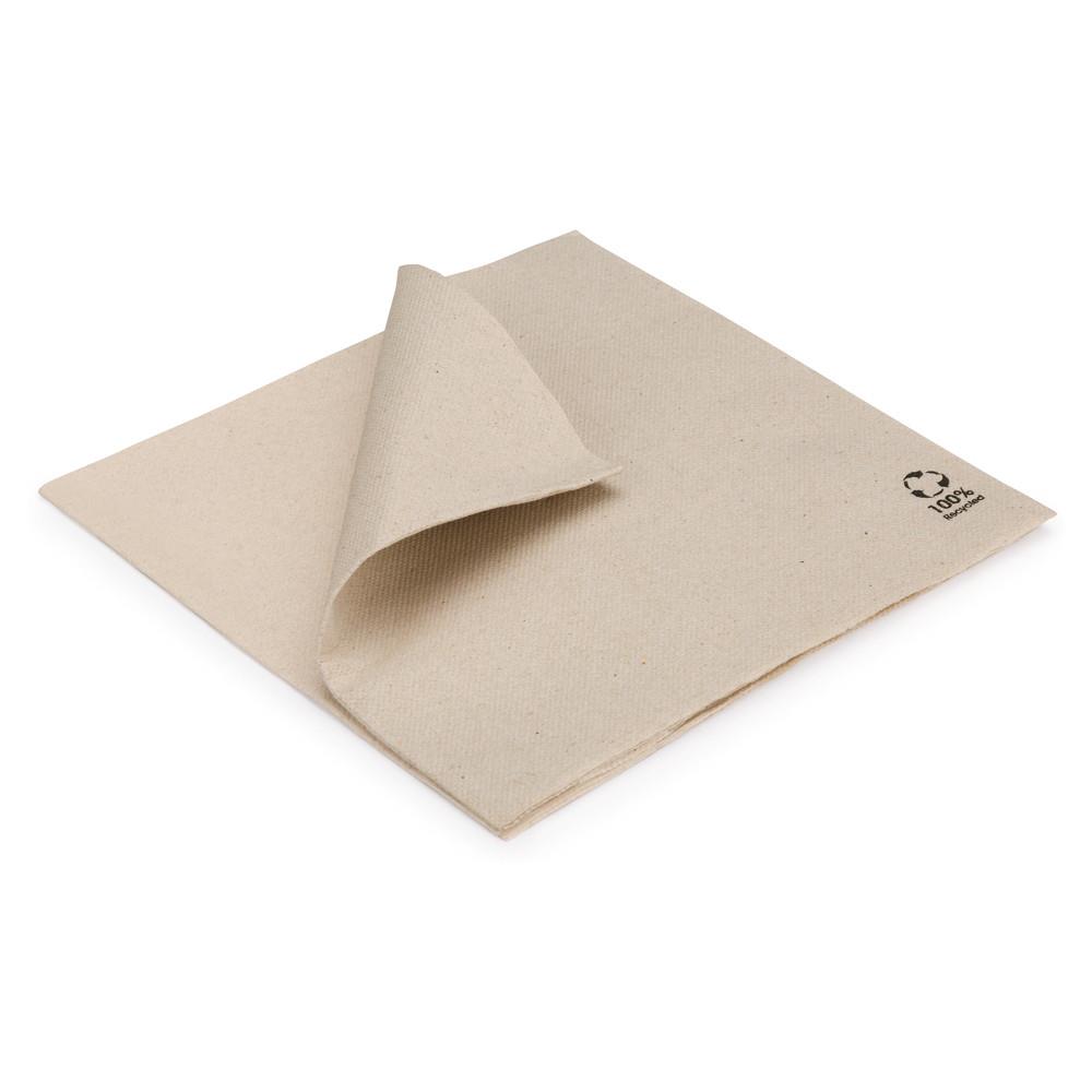 Serviettes de table jetables aspect tissu 39 x 39 cm - Lot de 50