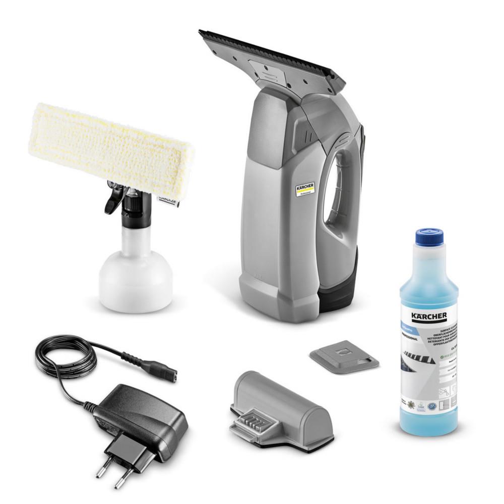Nettoyeur de vitre Karcher WVP10 sur batterie - 200 ml - Bonnette microfibre int�rieur