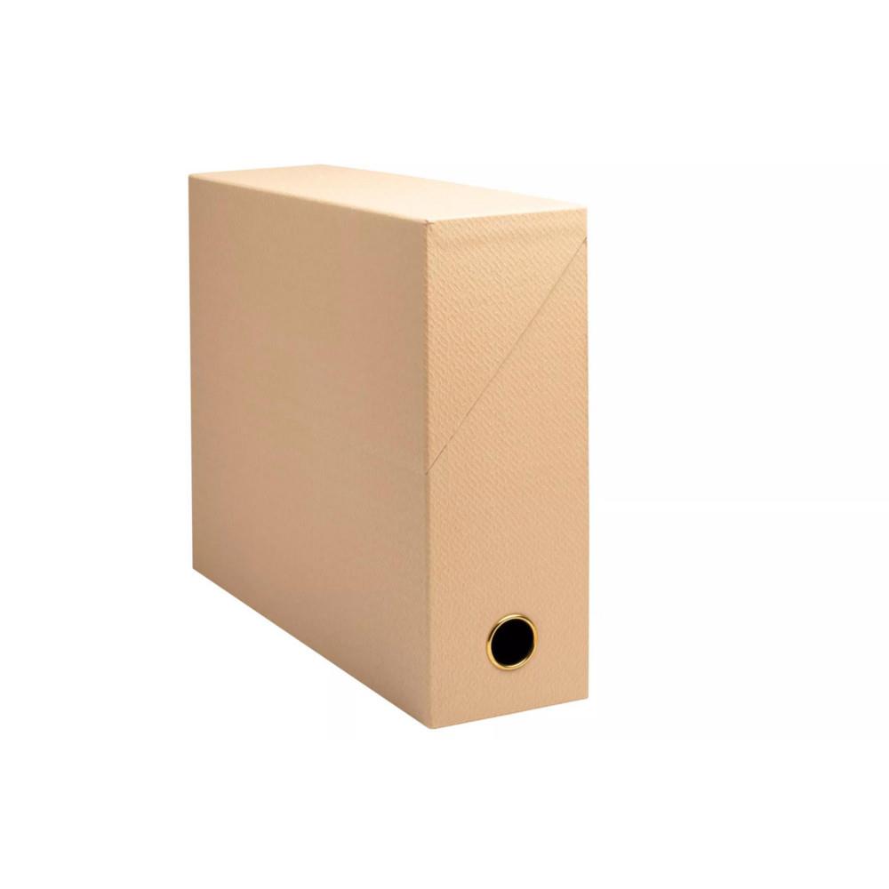 Bote de classement Exacompta OfficeByMe en carton - Dos  90mm - Beige
