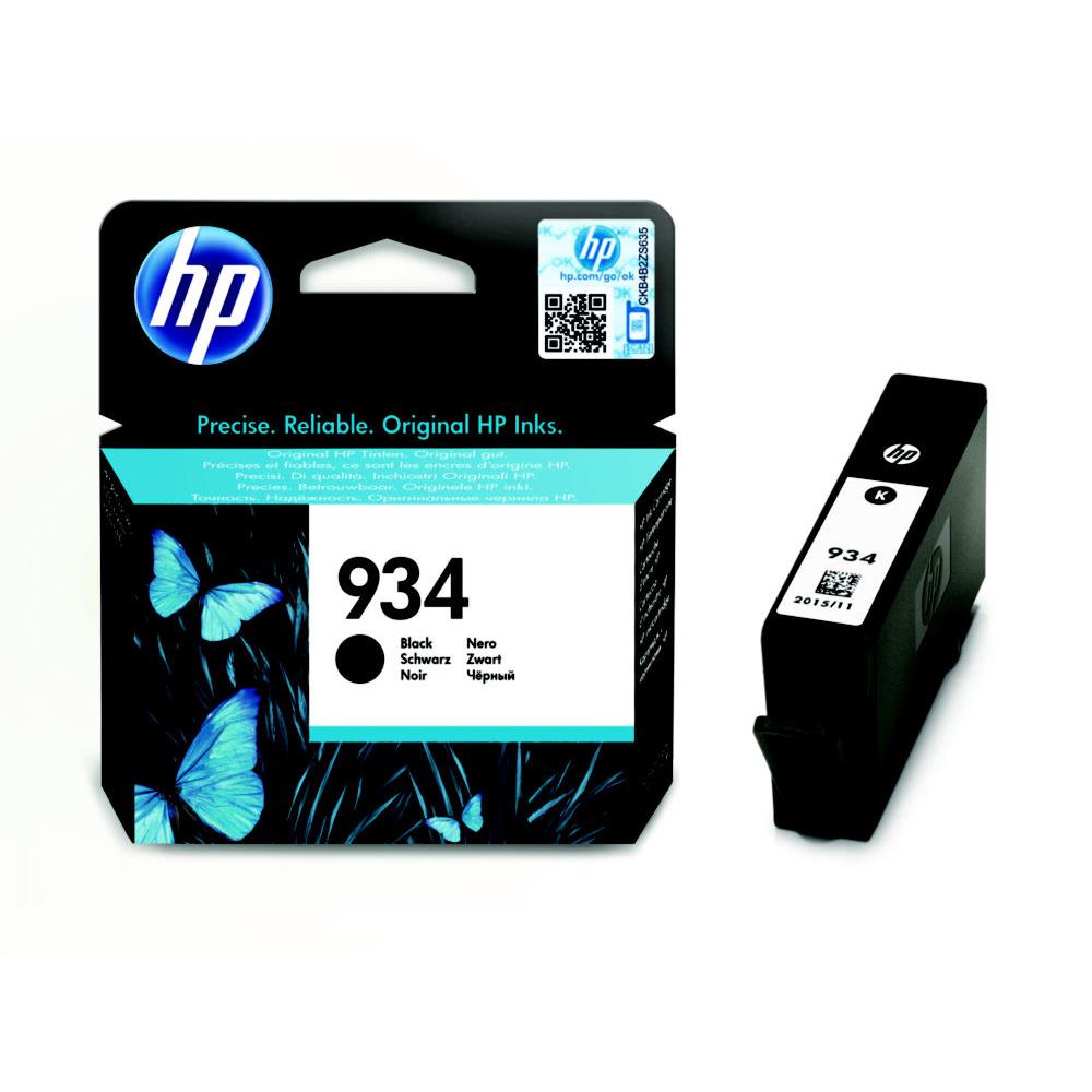 Cartouches pour imprimantes - Hp 934 cartouche d'encre noire authentique