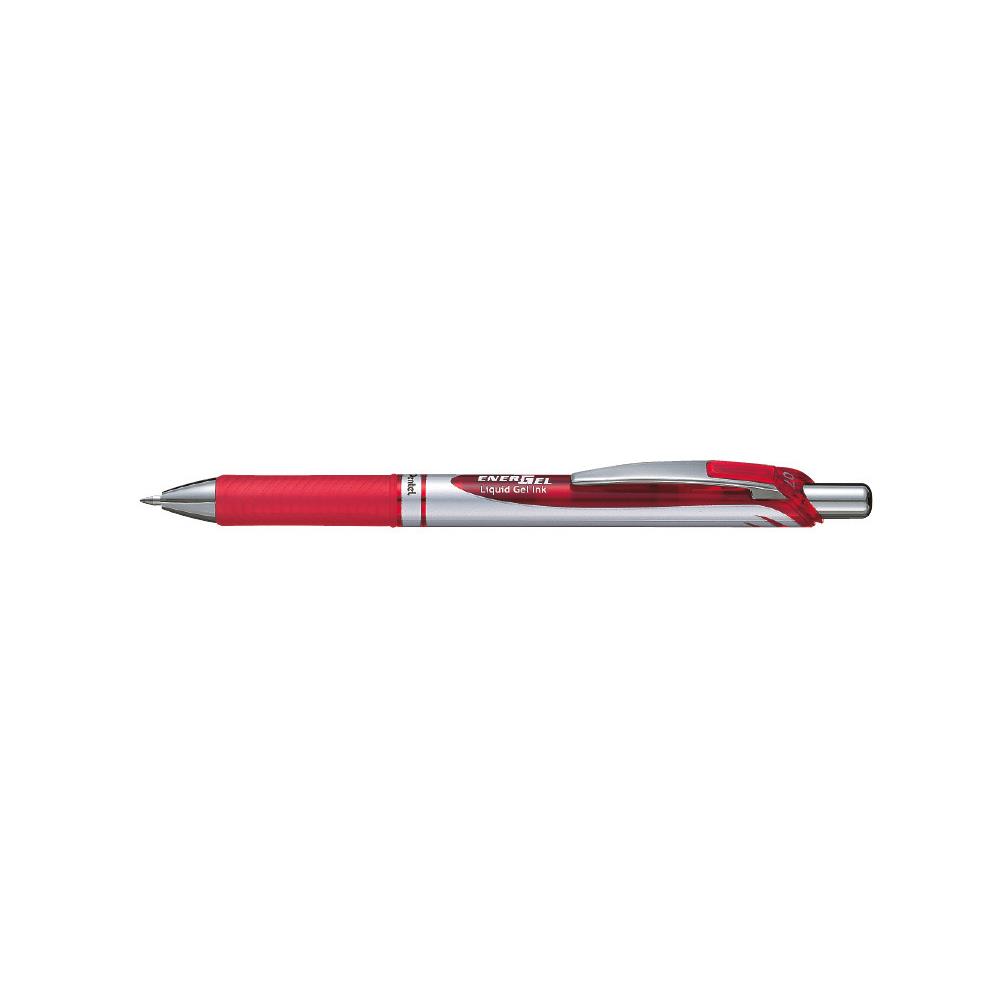 Stylo  bille Pentel Energel BL37 - rtractable - 0,7 mm - Rouge