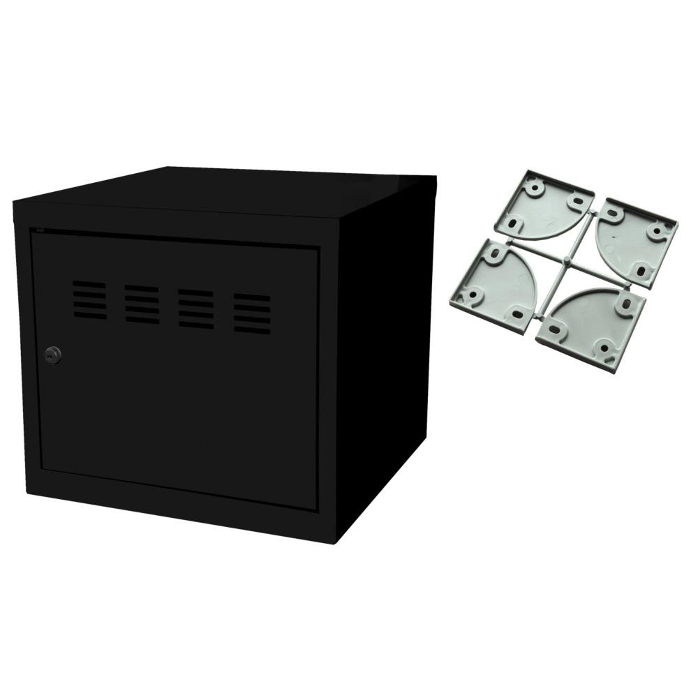 Casier de bureau individuel juxtaposable Box - H 36 cm - noir