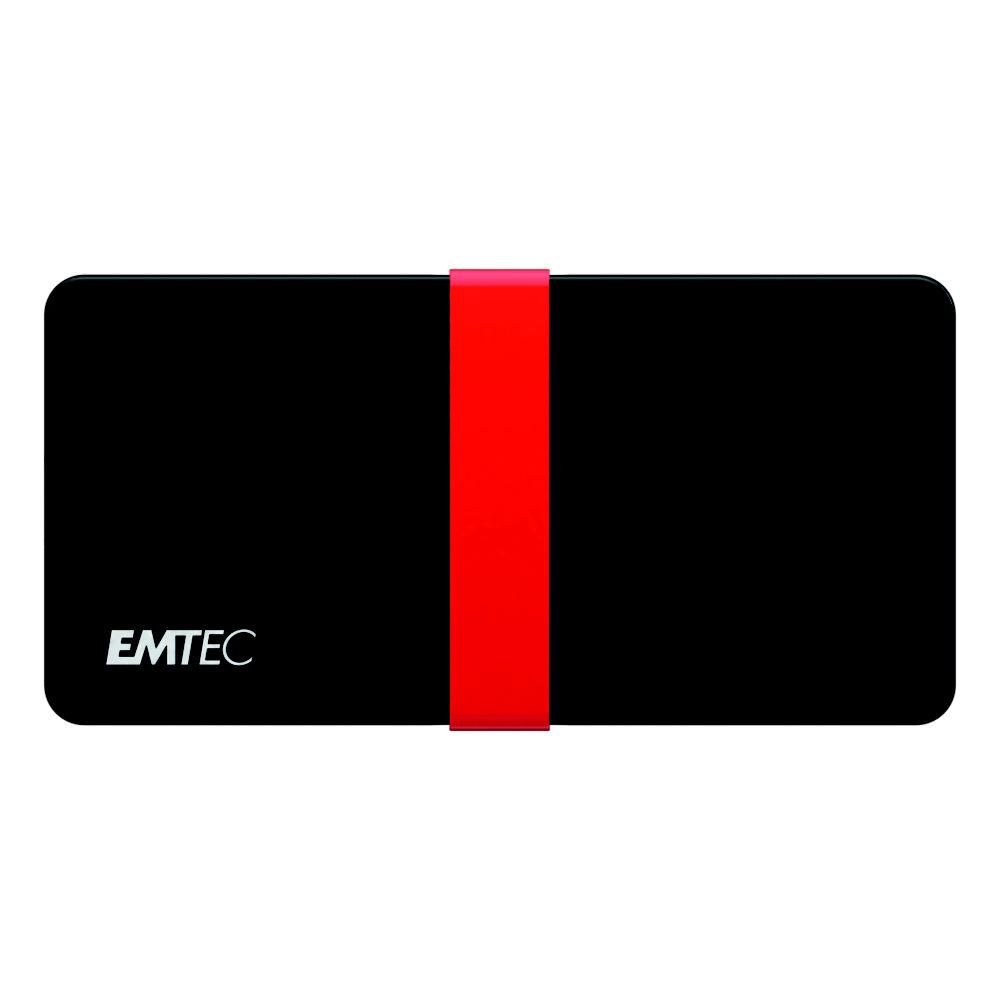 Emtec x200 512 go usb type-c 3.2 gen 1 (3.1 gen 1) noir, rouge