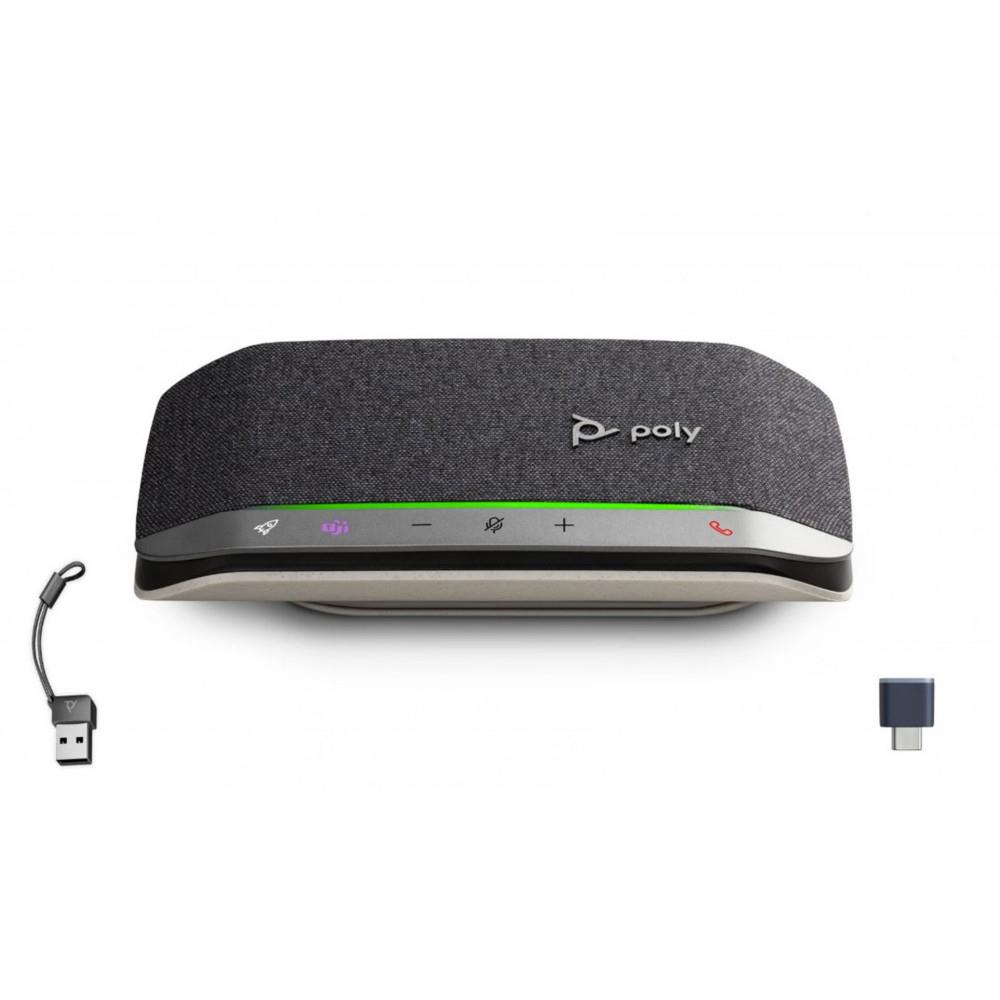 Sync 20+ Poly MS - Micro et haut-parleur USB-C/A et Bluetooth pour audio conf�rence - Noir