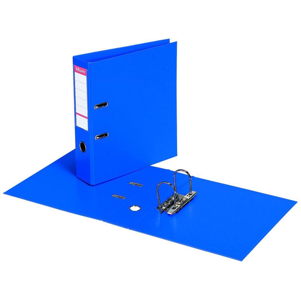 Classeur  levier Esselte - dos de 7,5 cm - plastifi intrieur et extrieur - bleu