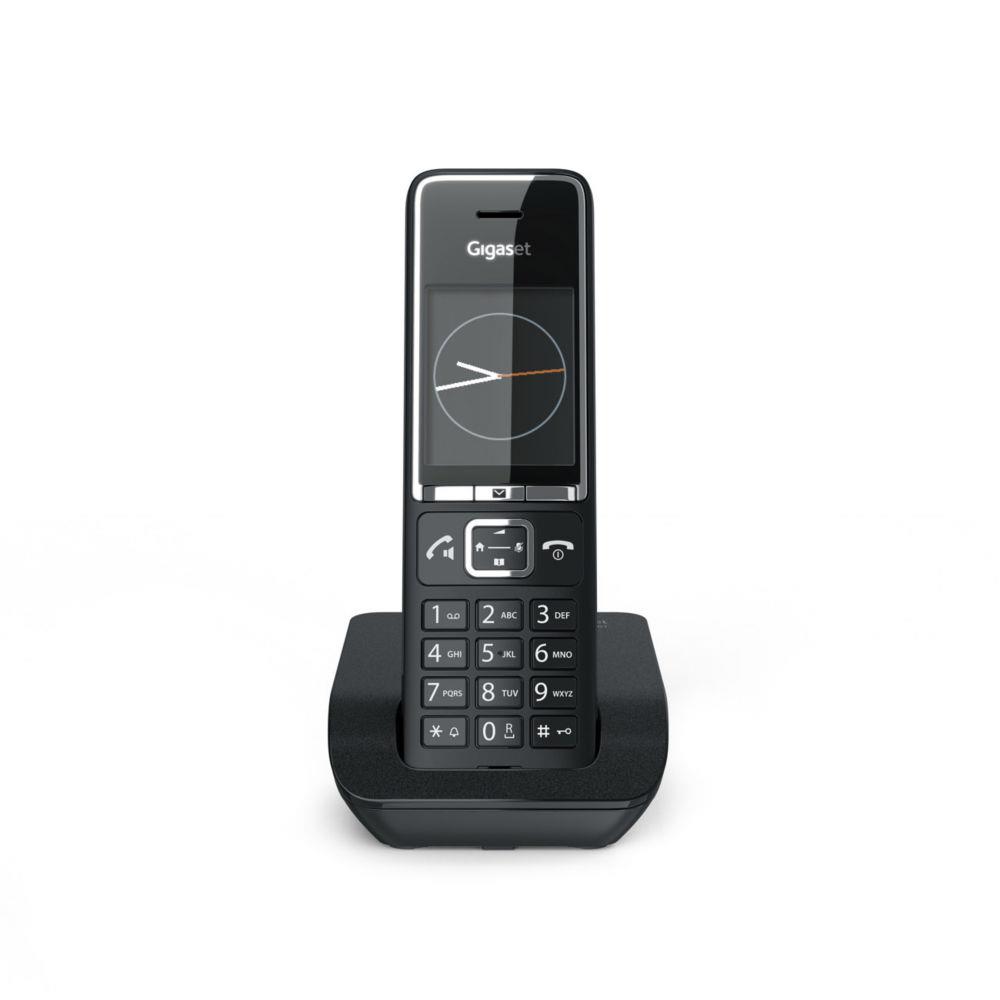 Gigaset comfort 550 tlphone tlphone analog/dect identification de l'appelant noir