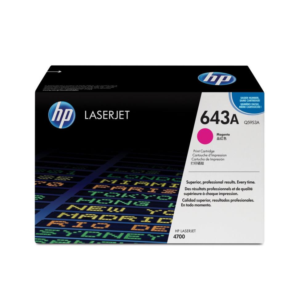 Cartouches de toner - Hp 643a toner laserjet magenta authentique