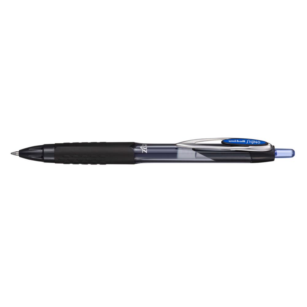Stylo-bille  encre gel rtractable Uni Ball 207 RT pointe moyenne 0,7mm - Bleu