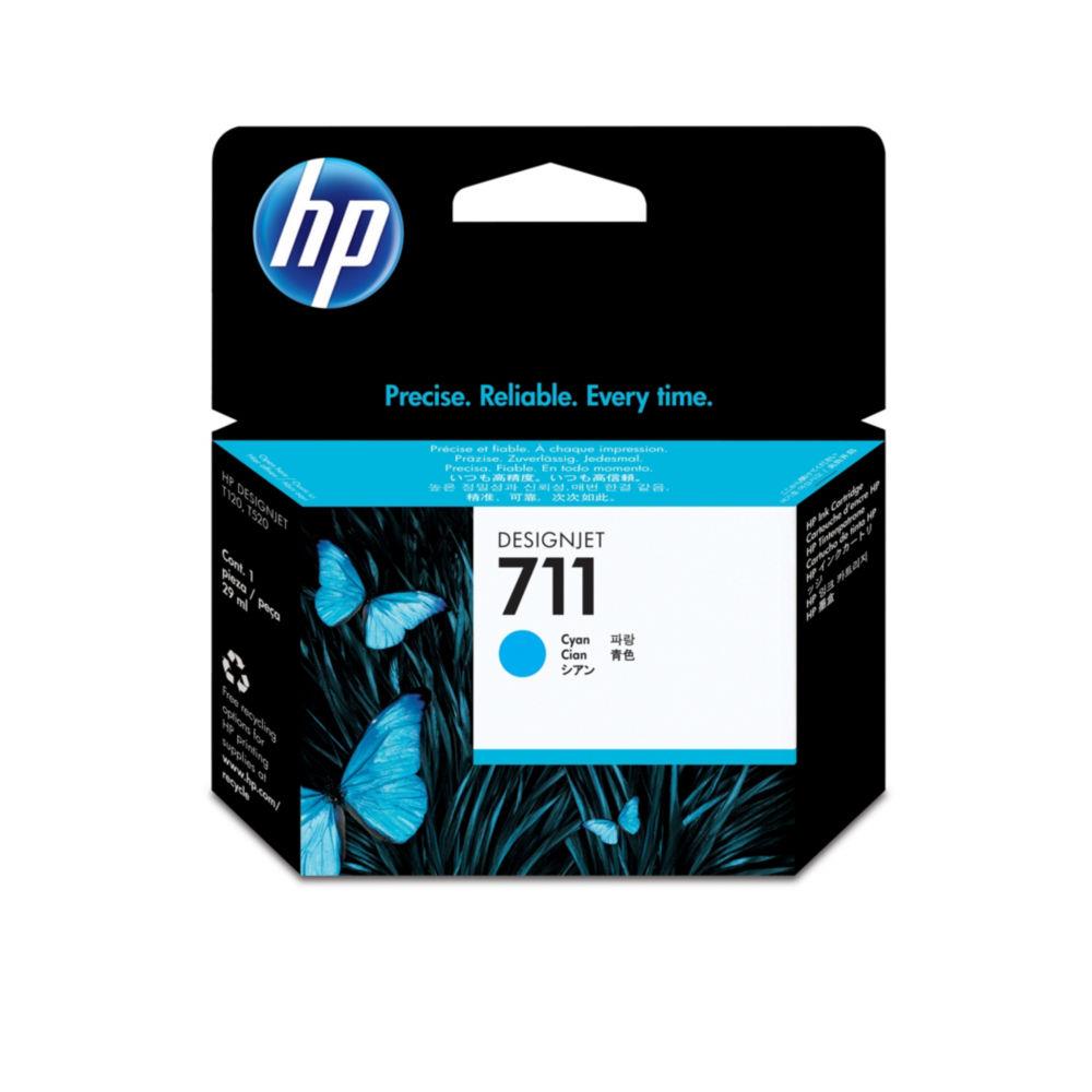 Hp 711 cartouche d'encre designjet cyan, 29 ml