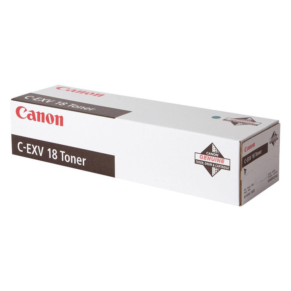 Cartouches de toner - Canon toner c-evx 18 for ir1018/ir1022 black cartouche de toner 1 pice(s) original noir